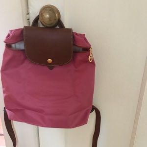 Longchamp Backpack - pink!